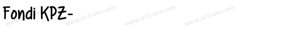 Fondi KPZ字体转换